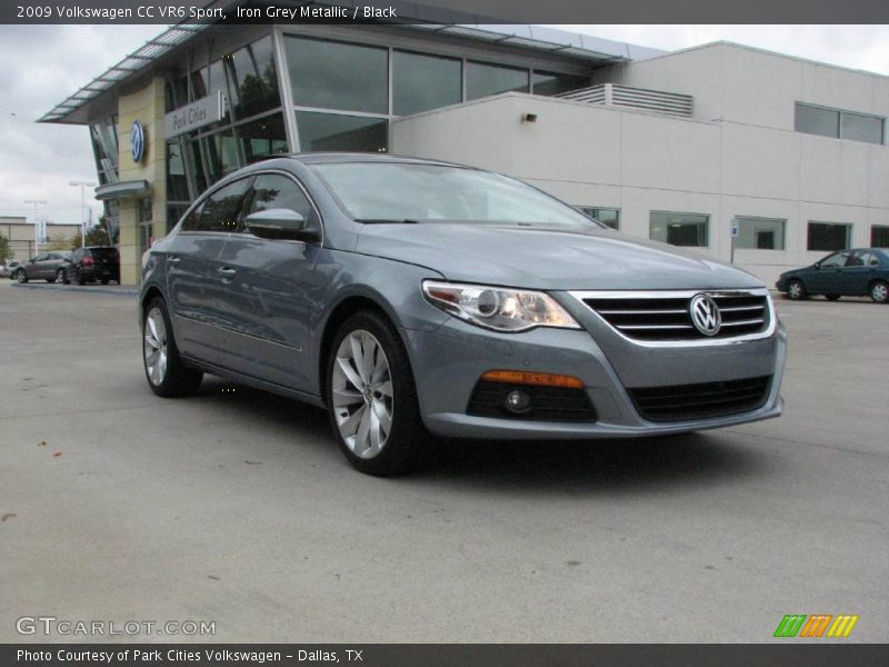 Iron Grey Metallic / Black 2009 Volkswagen CC VR6 Sport
