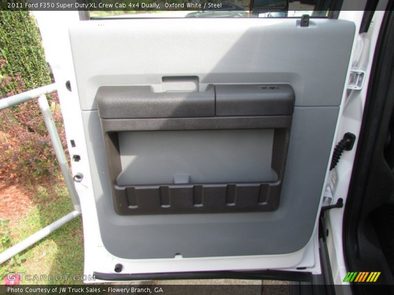 Oxford White / Steel 2011 Ford F350 Super Duty XL Crew Cab 4x4 Dually