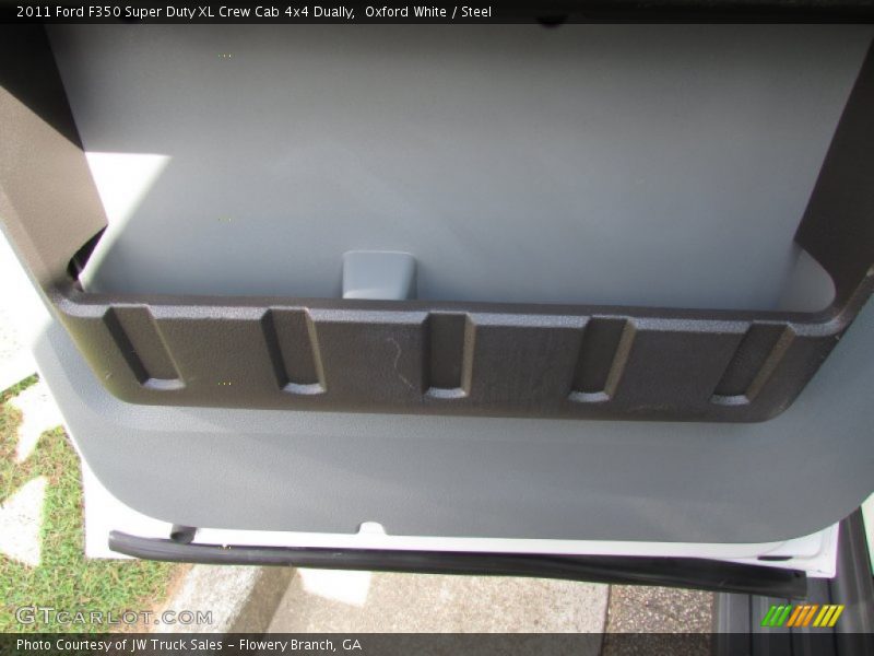 Oxford White / Steel 2011 Ford F350 Super Duty XL Crew Cab 4x4 Dually