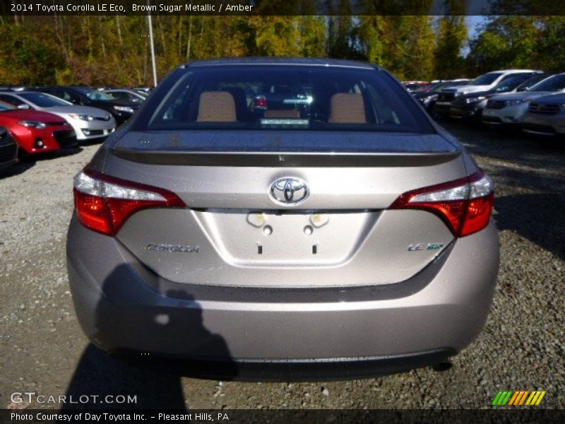Brown Sugar Metallic / Amber 2014 Toyota Corolla LE Eco