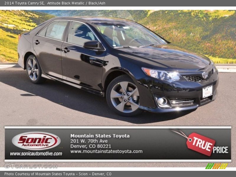 Attitude Black Metallic / Black/Ash 2014 Toyota Camry SE