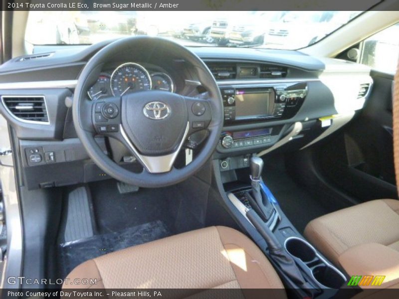 Amber Interior - 2014 Corolla LE Eco 