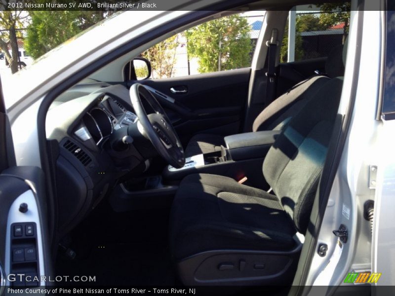 Brilliant Silver / Black 2012 Nissan Murano SV AWD