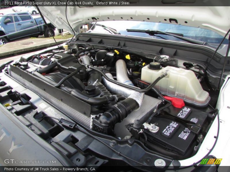 Oxford White / Steel 2011 Ford F350 Super Duty XL Crew Cab 4x4 Dually