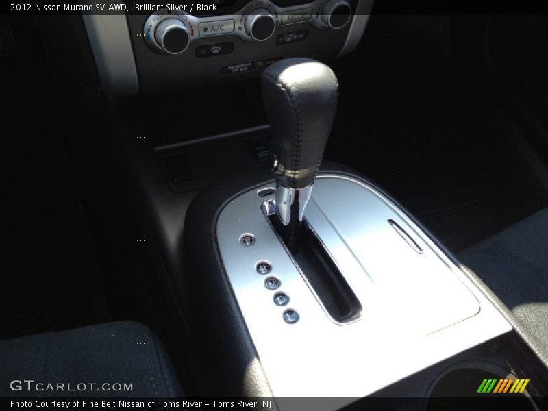 Brilliant Silver / Black 2012 Nissan Murano SV AWD
