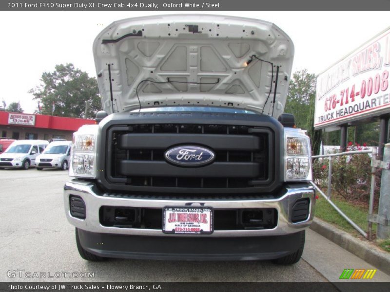 Oxford White / Steel 2011 Ford F350 Super Duty XL Crew Cab 4x4 Dually