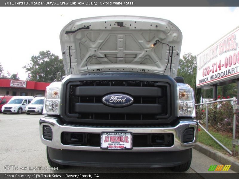 Oxford White / Steel 2011 Ford F350 Super Duty XL Crew Cab 4x4 Dually