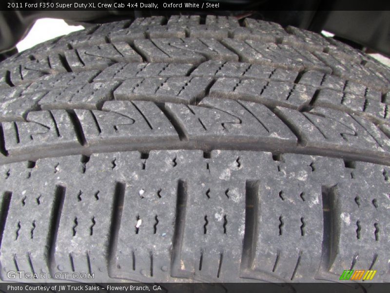 Oxford White / Steel 2011 Ford F350 Super Duty XL Crew Cab 4x4 Dually