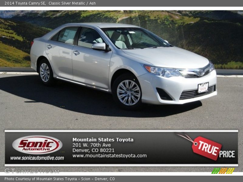 Classic Silver Metallic / Ash 2014 Toyota Camry SE