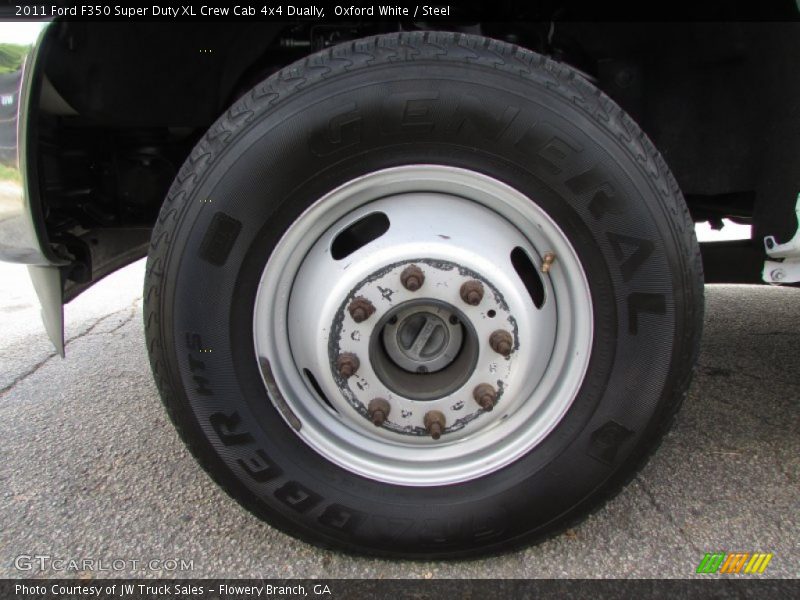 Oxford White / Steel 2011 Ford F350 Super Duty XL Crew Cab 4x4 Dually