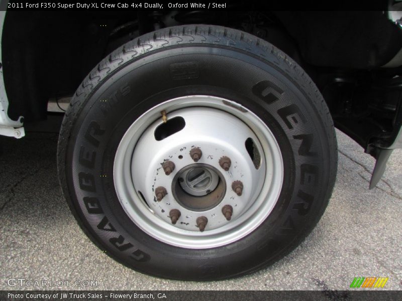 Oxford White / Steel 2011 Ford F350 Super Duty XL Crew Cab 4x4 Dually