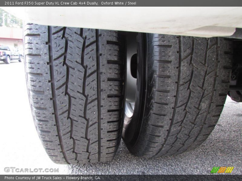 Oxford White / Steel 2011 Ford F350 Super Duty XL Crew Cab 4x4 Dually