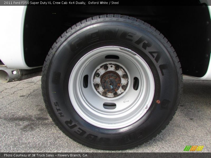 Oxford White / Steel 2011 Ford F350 Super Duty XL Crew Cab 4x4 Dually