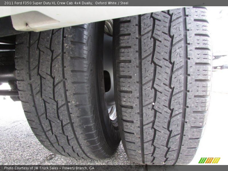 Oxford White / Steel 2011 Ford F350 Super Duty XL Crew Cab 4x4 Dually