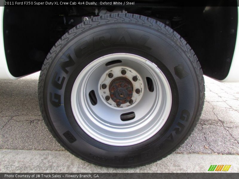 Oxford White / Steel 2011 Ford F350 Super Duty XL Crew Cab 4x4 Dually