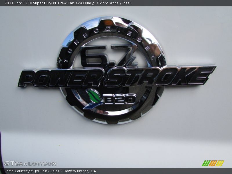Oxford White / Steel 2011 Ford F350 Super Duty XL Crew Cab 4x4 Dually