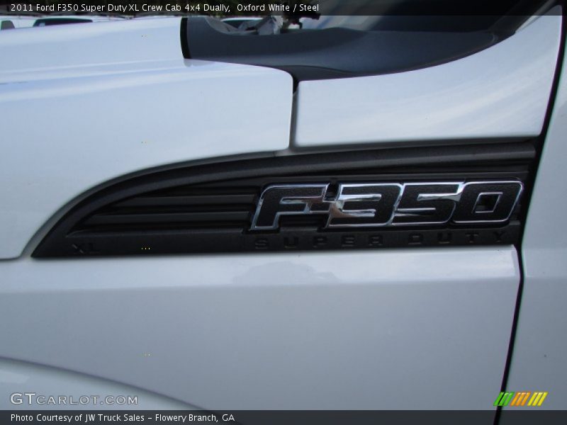 Oxford White / Steel 2011 Ford F350 Super Duty XL Crew Cab 4x4 Dually
