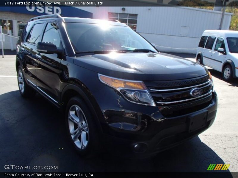 Black / Charcoal Black 2012 Ford Explorer Limited 4WD