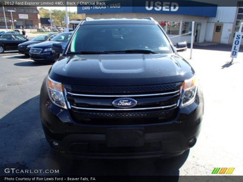 Black / Charcoal Black 2012 Ford Explorer Limited 4WD