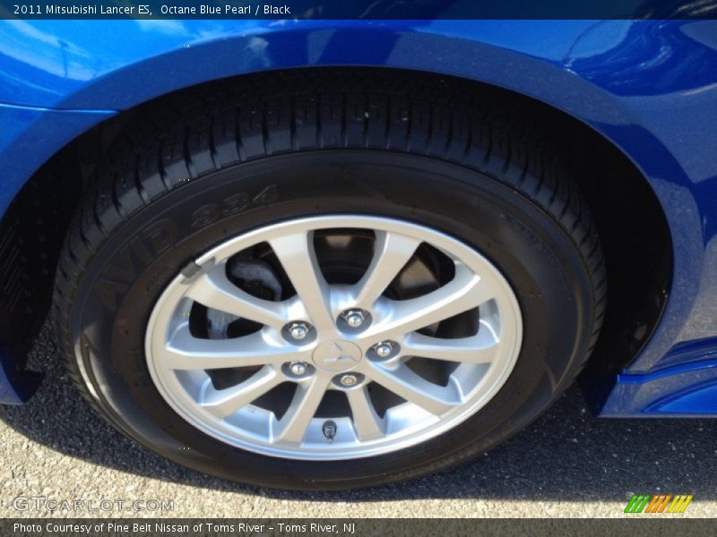 Octane Blue Pearl / Black 2011 Mitsubishi Lancer ES