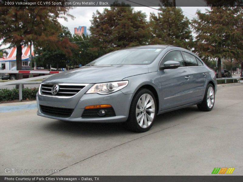 Iron Grey Metallic / Black 2009 Volkswagen CC VR6 Sport