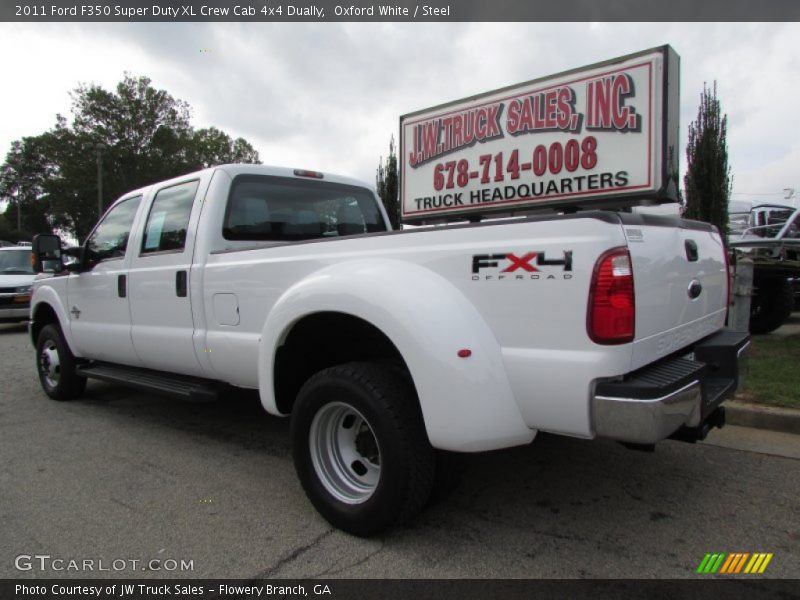 Oxford White / Steel 2011 Ford F350 Super Duty XL Crew Cab 4x4 Dually