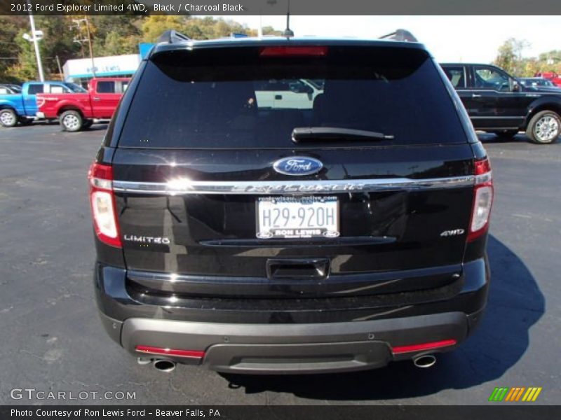 Black / Charcoal Black 2012 Ford Explorer Limited 4WD