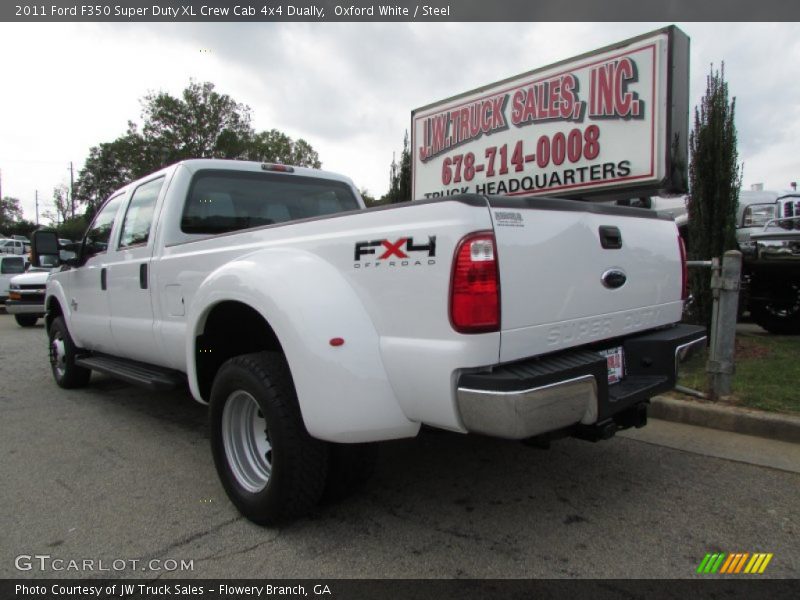 Oxford White / Steel 2011 Ford F350 Super Duty XL Crew Cab 4x4 Dually