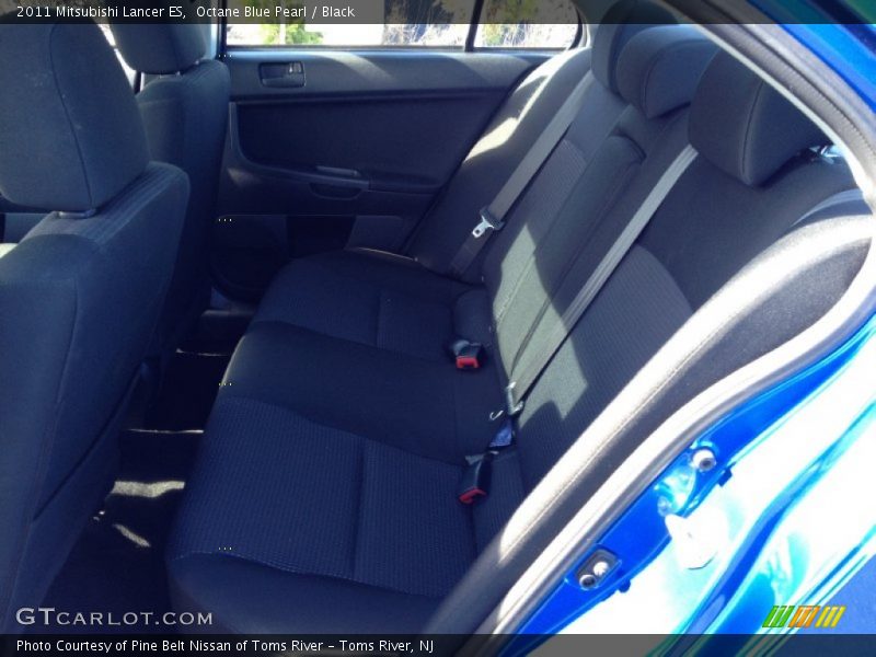 Octane Blue Pearl / Black 2011 Mitsubishi Lancer ES