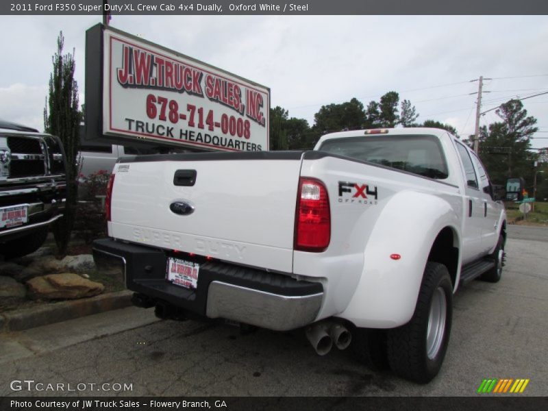 Oxford White / Steel 2011 Ford F350 Super Duty XL Crew Cab 4x4 Dually