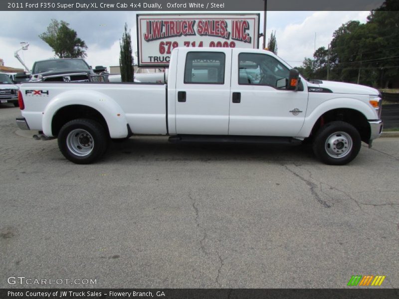 Oxford White / Steel 2011 Ford F350 Super Duty XL Crew Cab 4x4 Dually