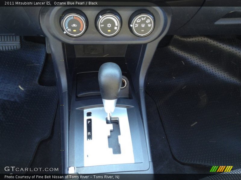 Octane Blue Pearl / Black 2011 Mitsubishi Lancer ES