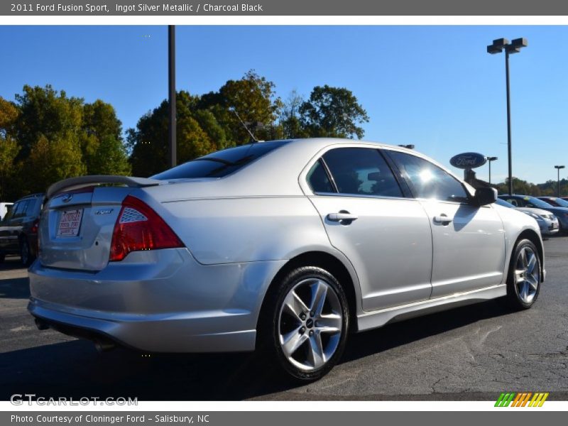 Ingot Silver Metallic / Charcoal Black 2011 Ford Fusion Sport