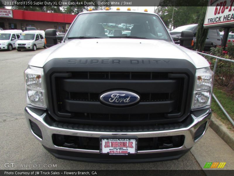 Oxford White / Steel 2011 Ford F350 Super Duty XL Crew Cab 4x4 Dually