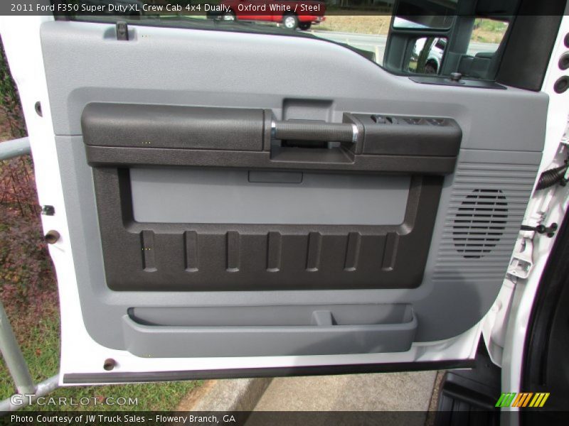 Oxford White / Steel 2011 Ford F350 Super Duty XL Crew Cab 4x4 Dually