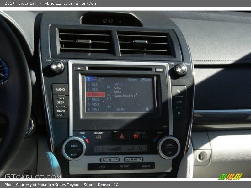 Super White / Ash 2014 Toyota Camry Hybrid LE