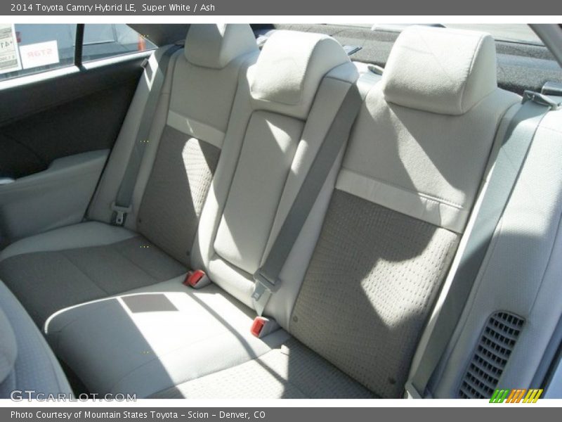 Super White / Ash 2014 Toyota Camry Hybrid LE