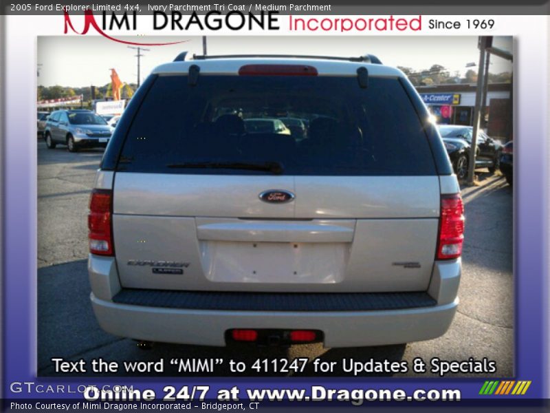 Ivory Parchment Tri Coat / Medium Parchment 2005 Ford Explorer Limited 4x4