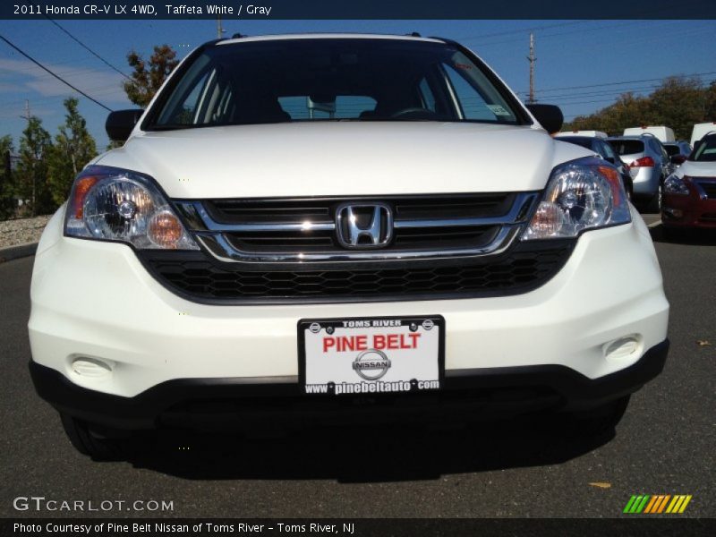 Taffeta White / Gray 2011 Honda CR-V LX 4WD