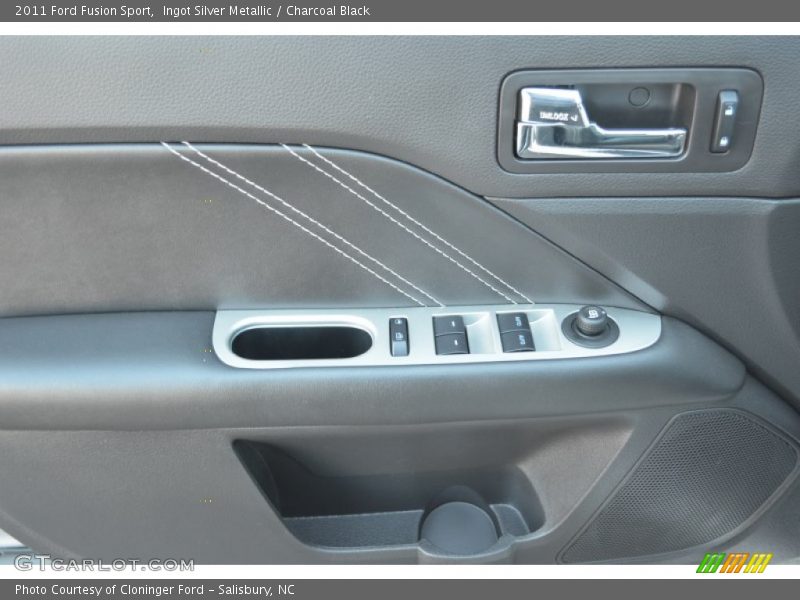 Ingot Silver Metallic / Charcoal Black 2011 Ford Fusion Sport