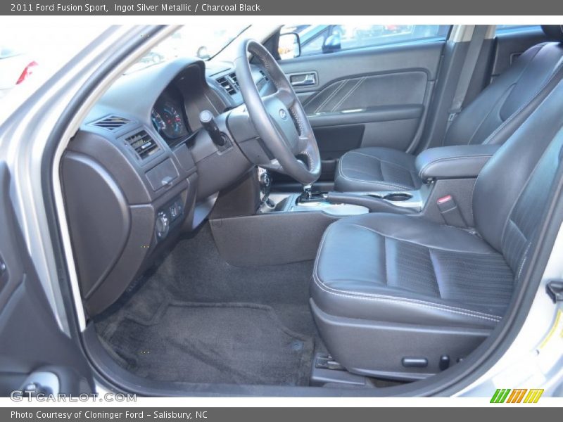 Ingot Silver Metallic / Charcoal Black 2011 Ford Fusion Sport