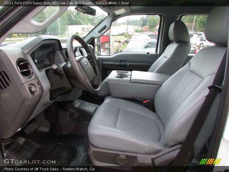 Oxford White / Steel 2011 Ford F350 Super Duty XL Crew Cab 4x4 Dually