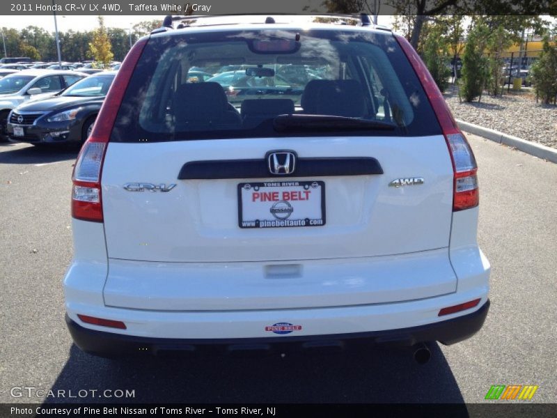 Taffeta White / Gray 2011 Honda CR-V LX 4WD