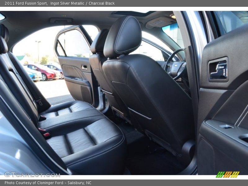 Ingot Silver Metallic / Charcoal Black 2011 Ford Fusion Sport