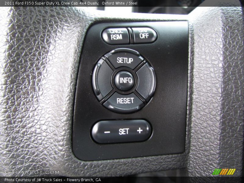 Oxford White / Steel 2011 Ford F350 Super Duty XL Crew Cab 4x4 Dually