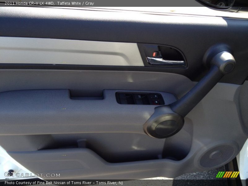 Taffeta White / Gray 2011 Honda CR-V LX 4WD