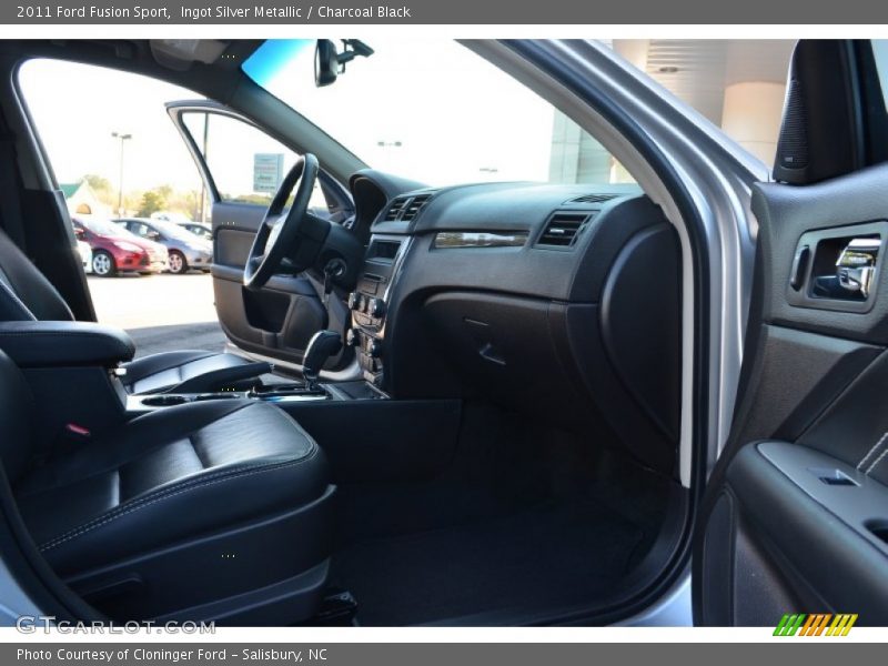 Ingot Silver Metallic / Charcoal Black 2011 Ford Fusion Sport