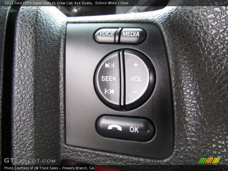 Oxford White / Steel 2011 Ford F350 Super Duty XL Crew Cab 4x4 Dually