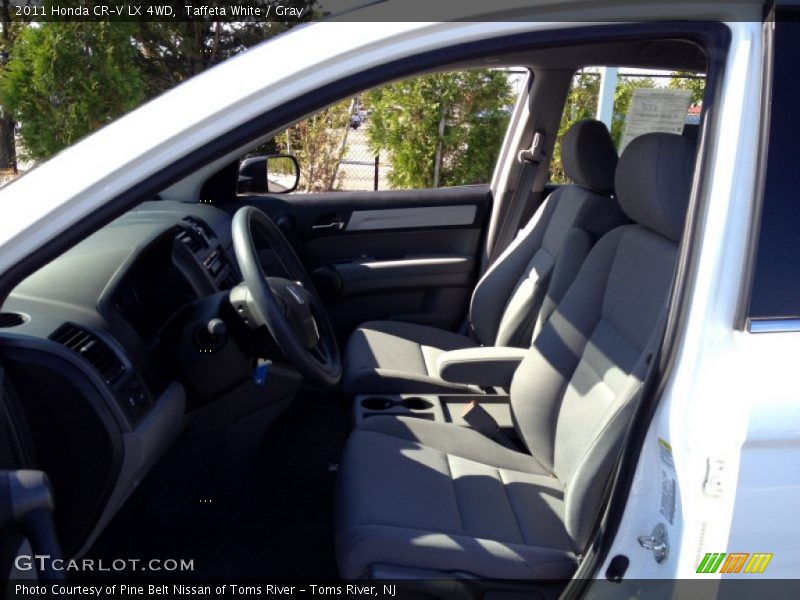 Taffeta White / Gray 2011 Honda CR-V LX 4WD