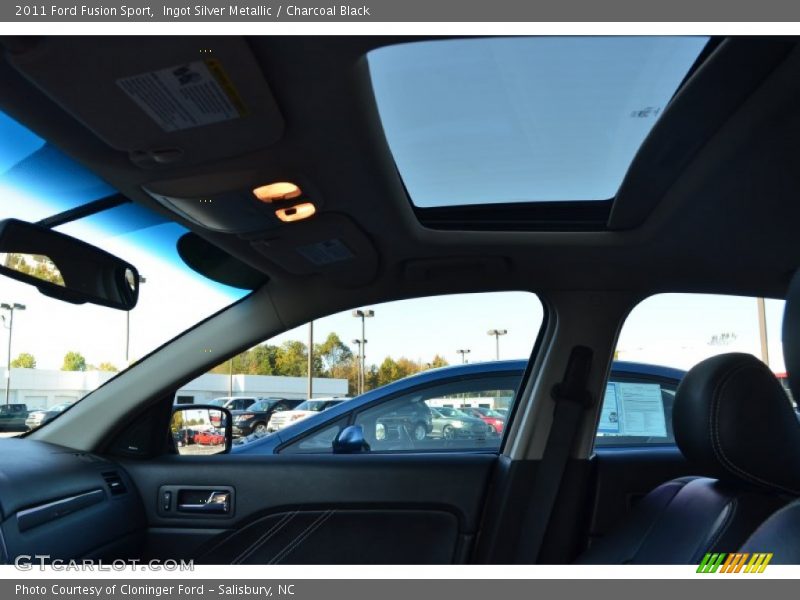 Ingot Silver Metallic / Charcoal Black 2011 Ford Fusion Sport